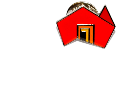 Red Lapel Pin1 - House (1000x1000)