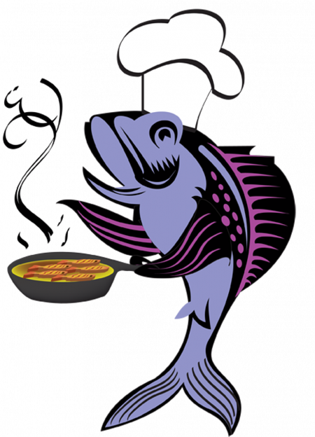 Fish Fry Cookout Clipart - Fish Fry Clipart (450x624)