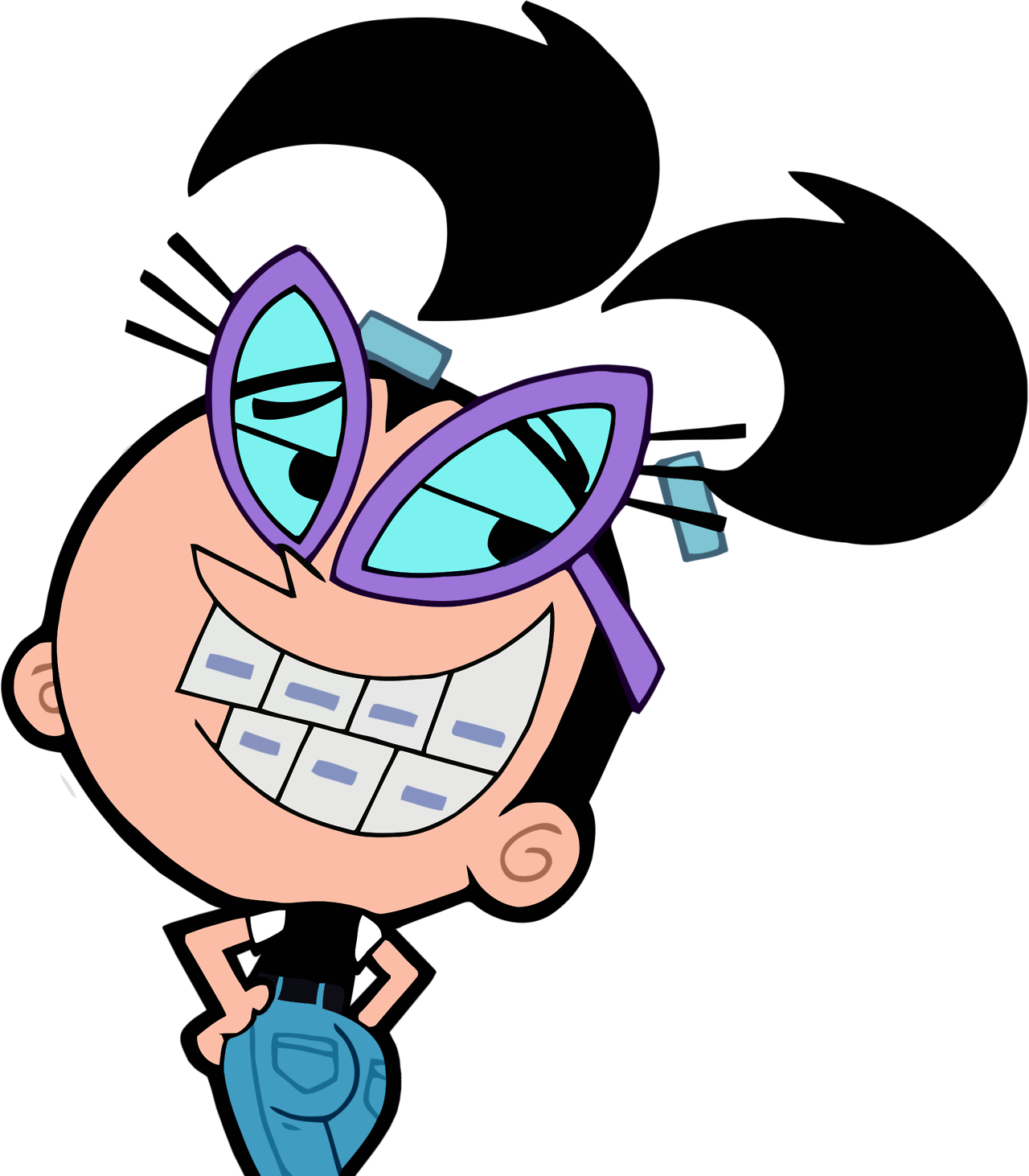 Braces For Kids - Cartoon Kid With Braces (1280x1462)