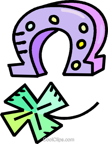 Good Luck Charms Royalty Free Vector Clip Art Illustration - Clip Art (359x480)