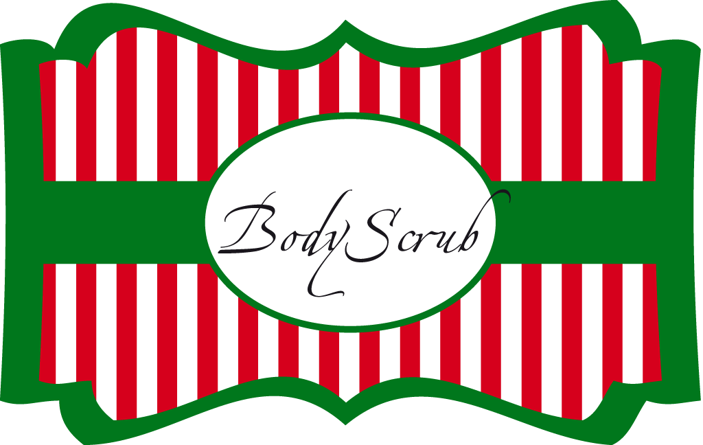 Sugar Scrub For Christmas - Christmas Labels Transparent Png (1024x648)