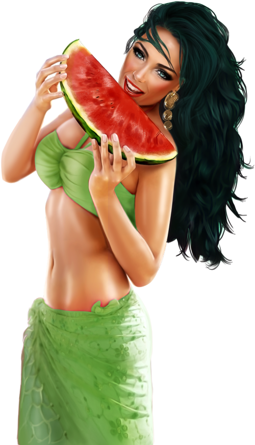Sweet Watermellon By Zlata M - Watermelon (640x905)