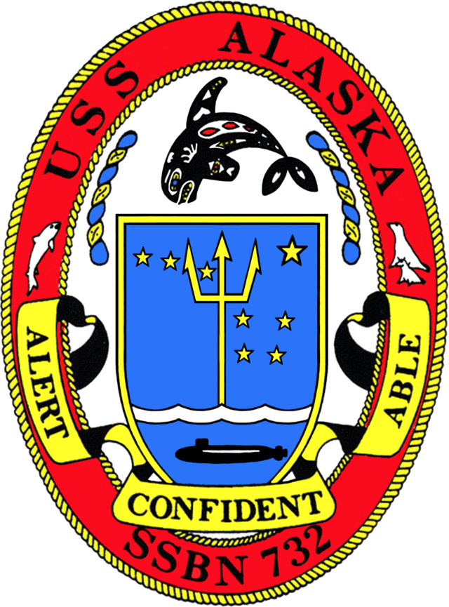 Uss Alaska , Is A United States Navy Ohio Class Ballistic - Uss Alaska (ssbn-732) (640x865)