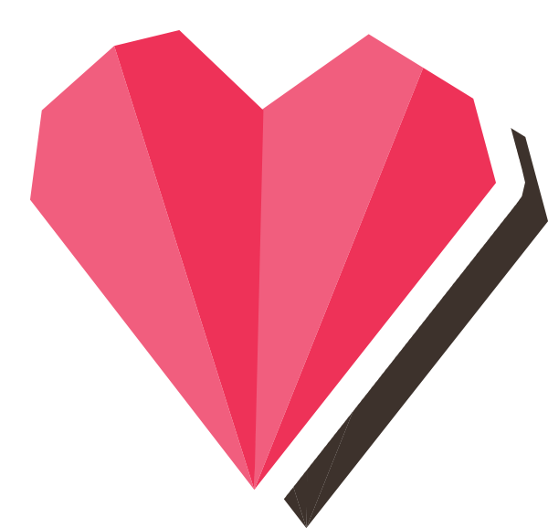 Flowers Clipart Frames Illustrations - Heart Origami Png (640x640)