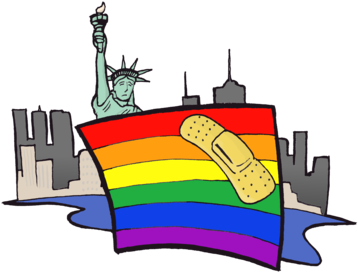 Clipart Royalty Free Download Nigerian Activist Stands - Immigration (500x364)