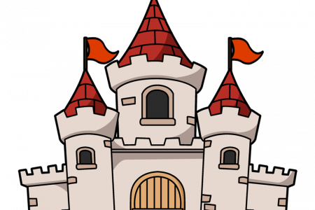 Uk Castle Clipart - Transparent Clip Art Castle (450x300)