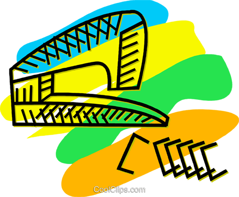 Stapler With Staples Royalty Free Vector Clip Art Illustration - Stapler With Staples Royalty Free Vector Clip Art Illustration (480x395)