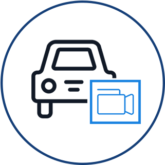 Violation / Citation Detected - License Plate Camera Icon (377x321)