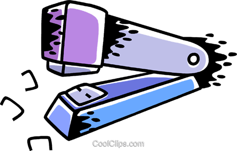 Stapler And Staples Royalty Free Vector Clip Art Illustration - Stapler And Staples Royalty Free Vector Clip Art Illustration (480x305)