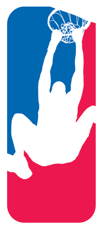 Shaq Nba Logo Clipart Nba Los Angeles Lakers Jumpman - Nba Logo Alternate (358x800)