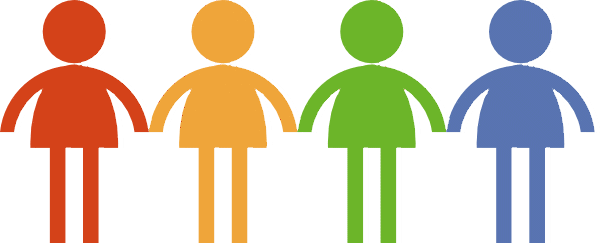 Png Stock Students Walking In Line Clipart - People Clipart (600x243)