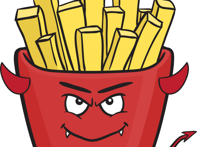 Satan Clipart Devil Emoji - French Fries Emoji (640x480)