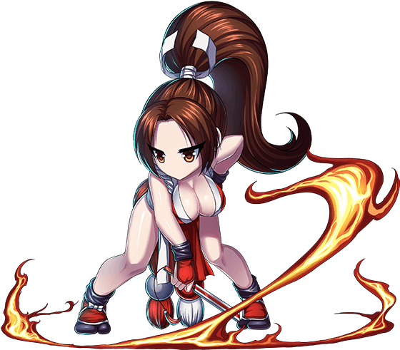 Clip Art Gallery Brave Frontier Wiki - Mai Shiranui Brave Frontier (718x623)