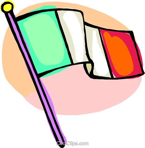 International Flags, Italy Royalty Free Vector Clip - International Flags, Italy Royalty Free Vector Clip (470x480)