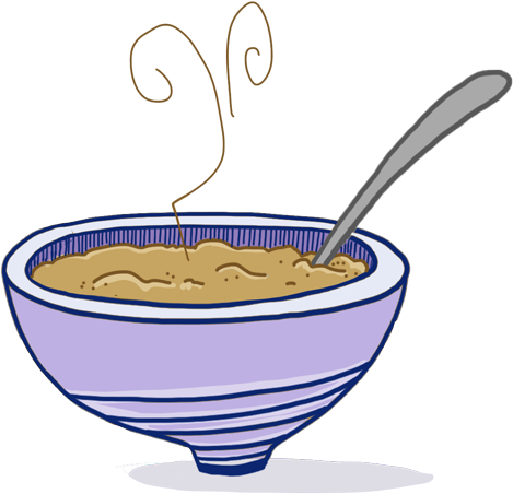 Cereal Clipart Porridge - Porridge Clipart (600x505)