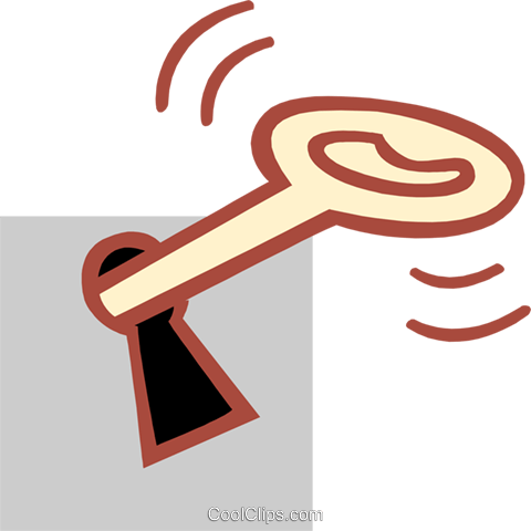 Key To Success Royalty Free Vector Clip Art Illustration - Illustration (480x480)