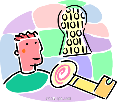 On-line Key To Digital Success Royalty Free Vector - On-line Key To Digital Success Royalty Free Vector (480x418)