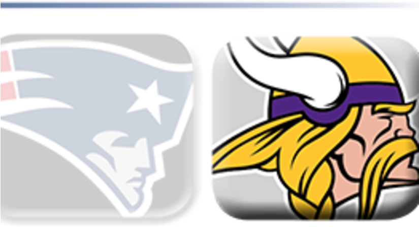 When The Vikings Run - Vikings Football Logo Png (824x464)