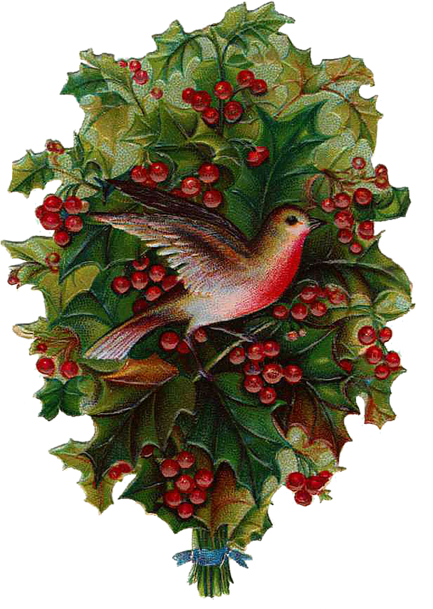 Vintage Victorian Christmas Die Cut - Vintage Victorian Christmas Die Cut (608x855)