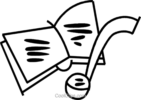 Cook Book And Soup Ladel Royalty Free Vector Clip Art - Cook Book And Soup Ladel Royalty Free Vector Clip Art (480x342)