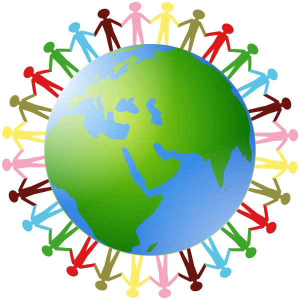 Earth Clipart Hands - National School Psychologist Week 2018 (600x600)