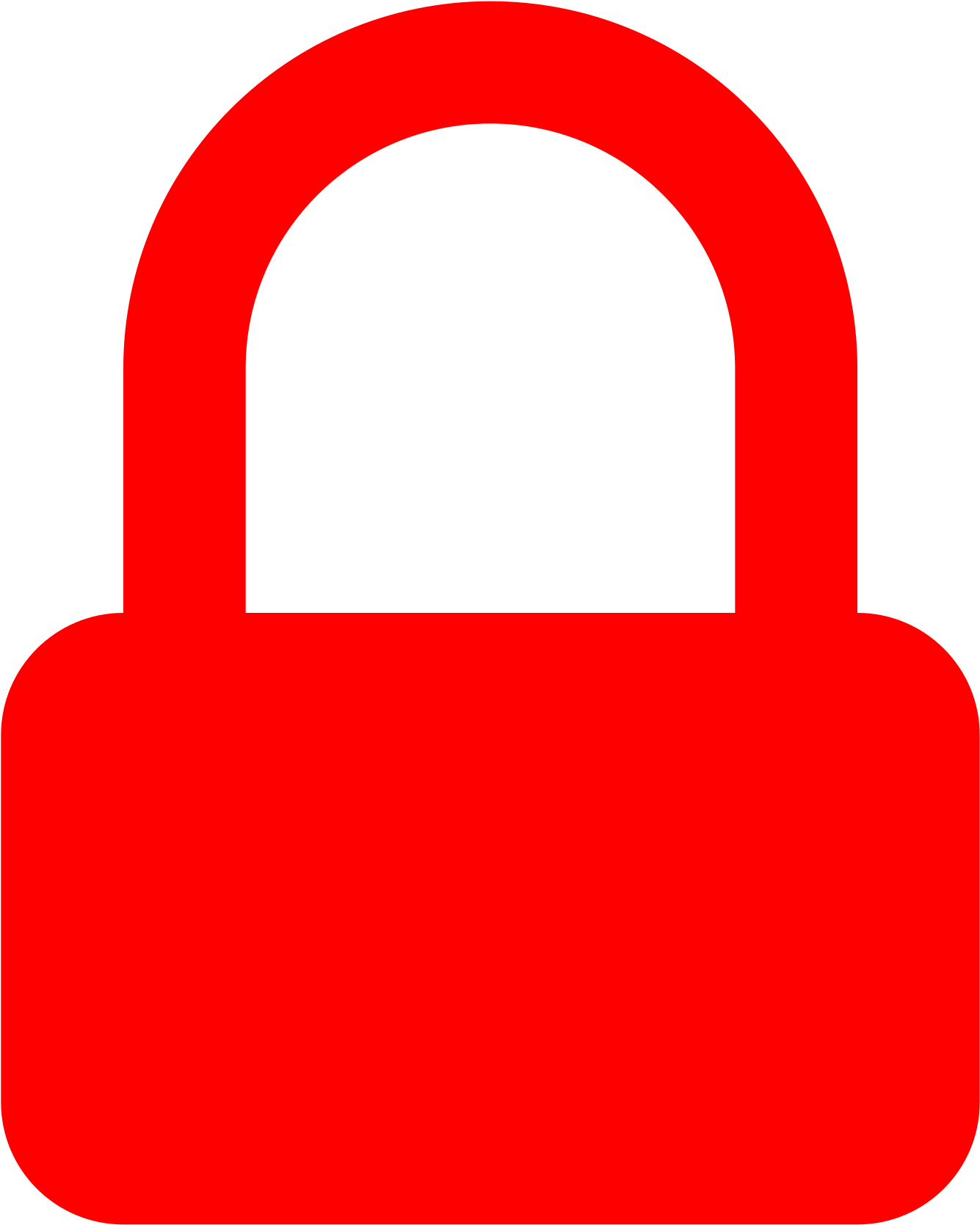 Lock Clipart Red Lock Banner Library Library - Red Lock Png (2000x2000)