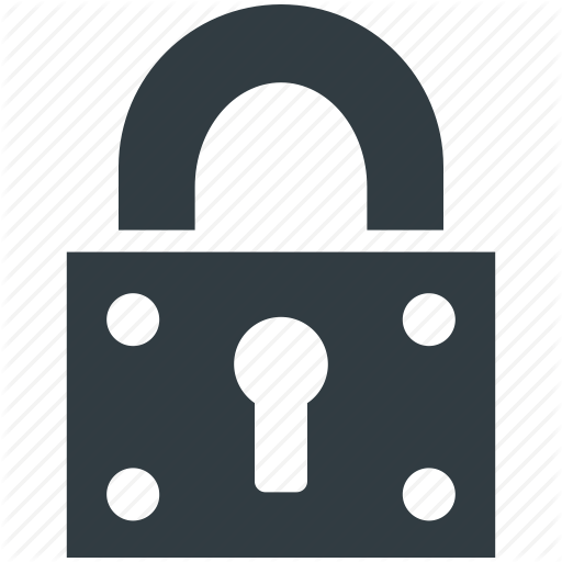 Lock Clipart Lock Icon - Vintage Lock Logo Png (512x512)