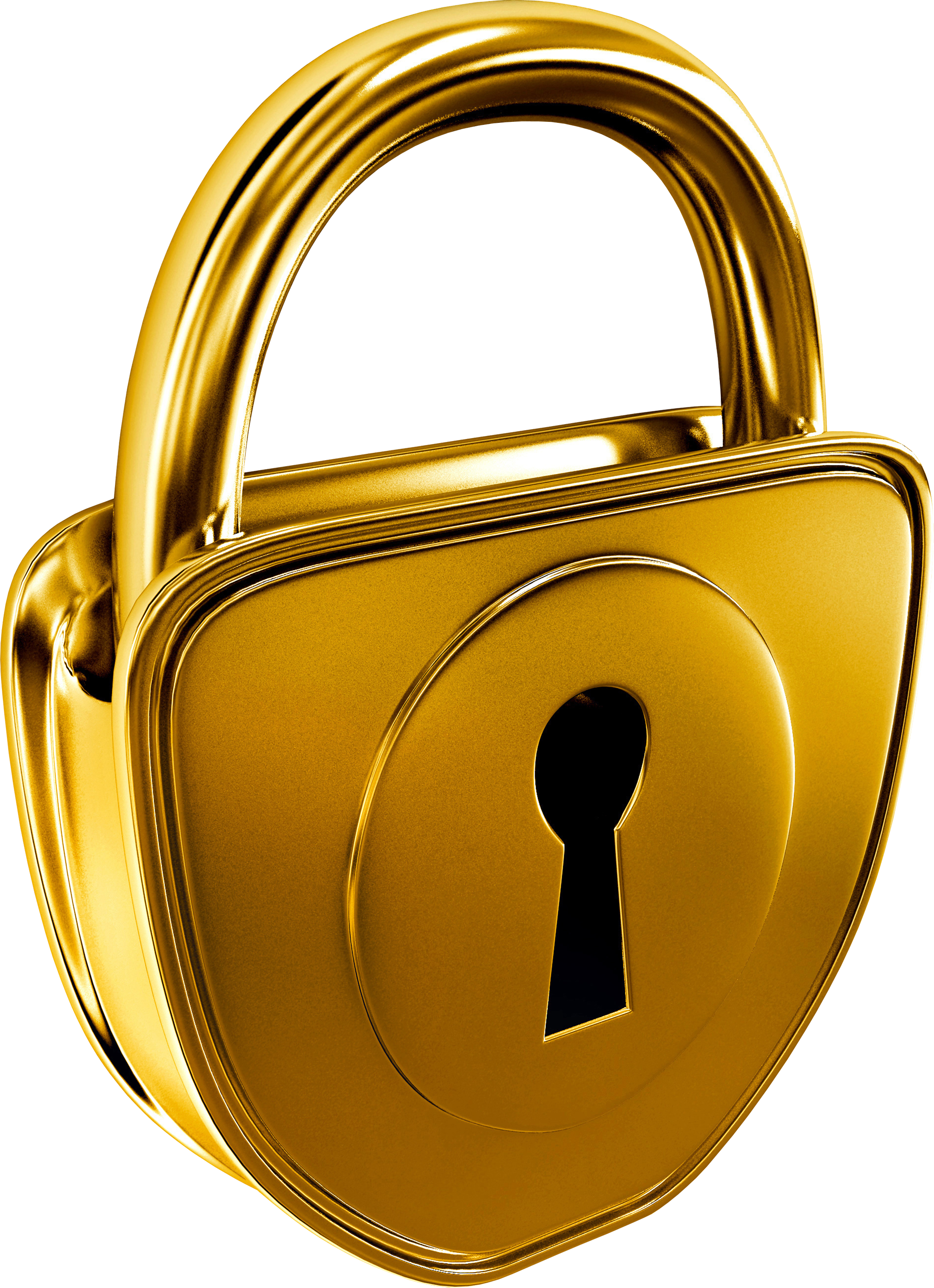 Clip Free Download Padlock Clipart Golden - Padlock Png (1893x2611)