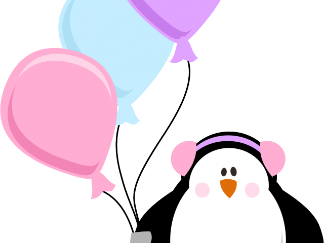 Happy Birthday Clipart Penguin - Birthday Winter Clip Art (640x480)