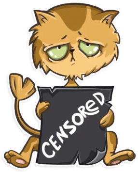 Censoredsticker - Png - Cat (360x360)