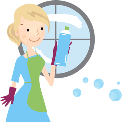 Clipart Download Of The Greatest Quality In London - Cleaning Window Clipart Png (421x420)
