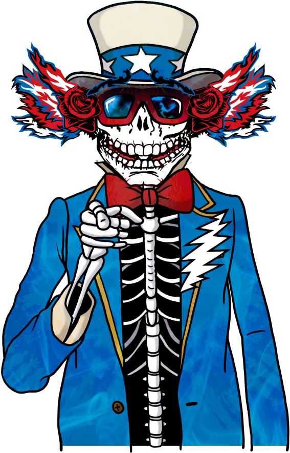 Uncle Sam From The Epic Tour Grateful Dead Patches, - Uncle Sam From The Epic Tour Grateful Dead Patches, (752x1024)