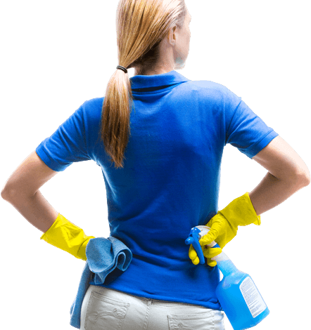 Clip Art Latin Maid - Maid Cleaning Png (442x470)