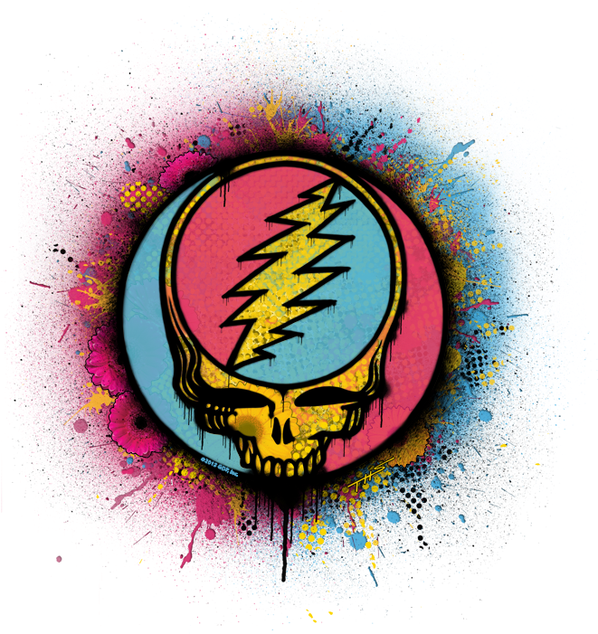 Taylor Swope Art - Grateful Dead Steal Your Face Art (700x700)