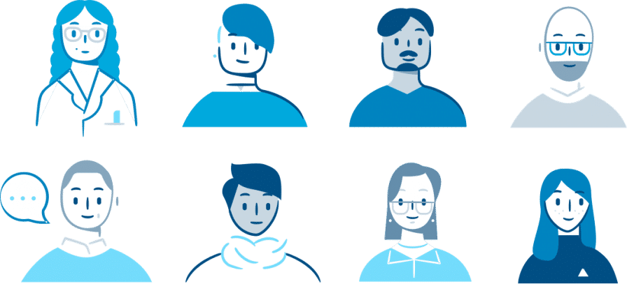 Illustration By Alice Lee For Wordpress Of A Diverse - Diversity Illustration (896x407)