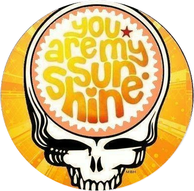 Stealie Gratefuldead Hippiespirit Youaremysunshine - Hippie You Are My Sunshine (392x385)