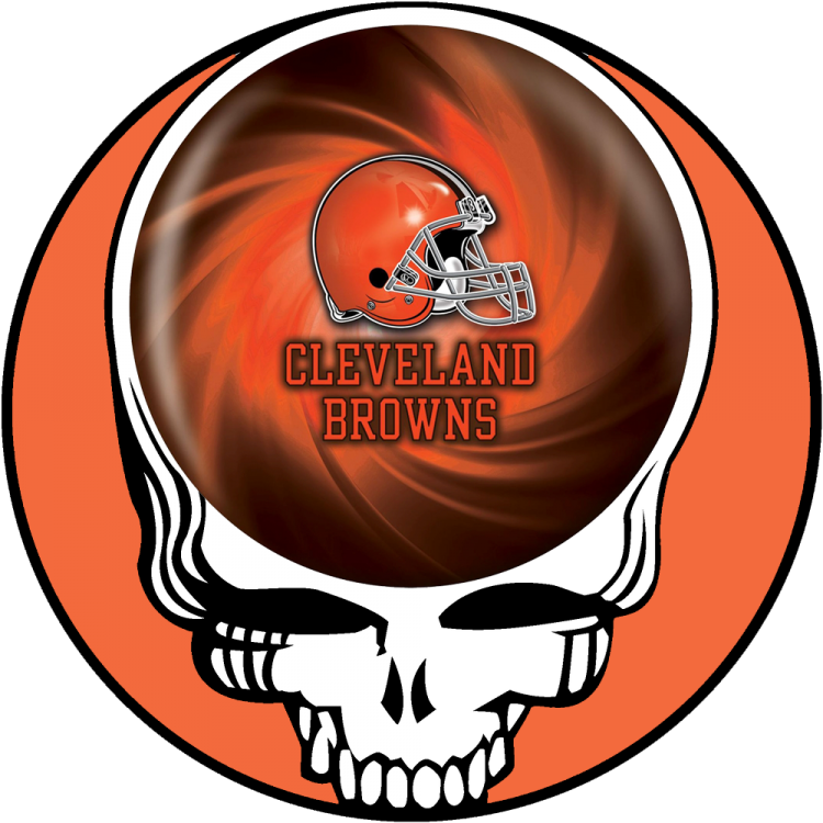 Cleveland Browns Skull Logo Iron On Transfers - Philadelphia Eagles Steal Your Face (750x750)