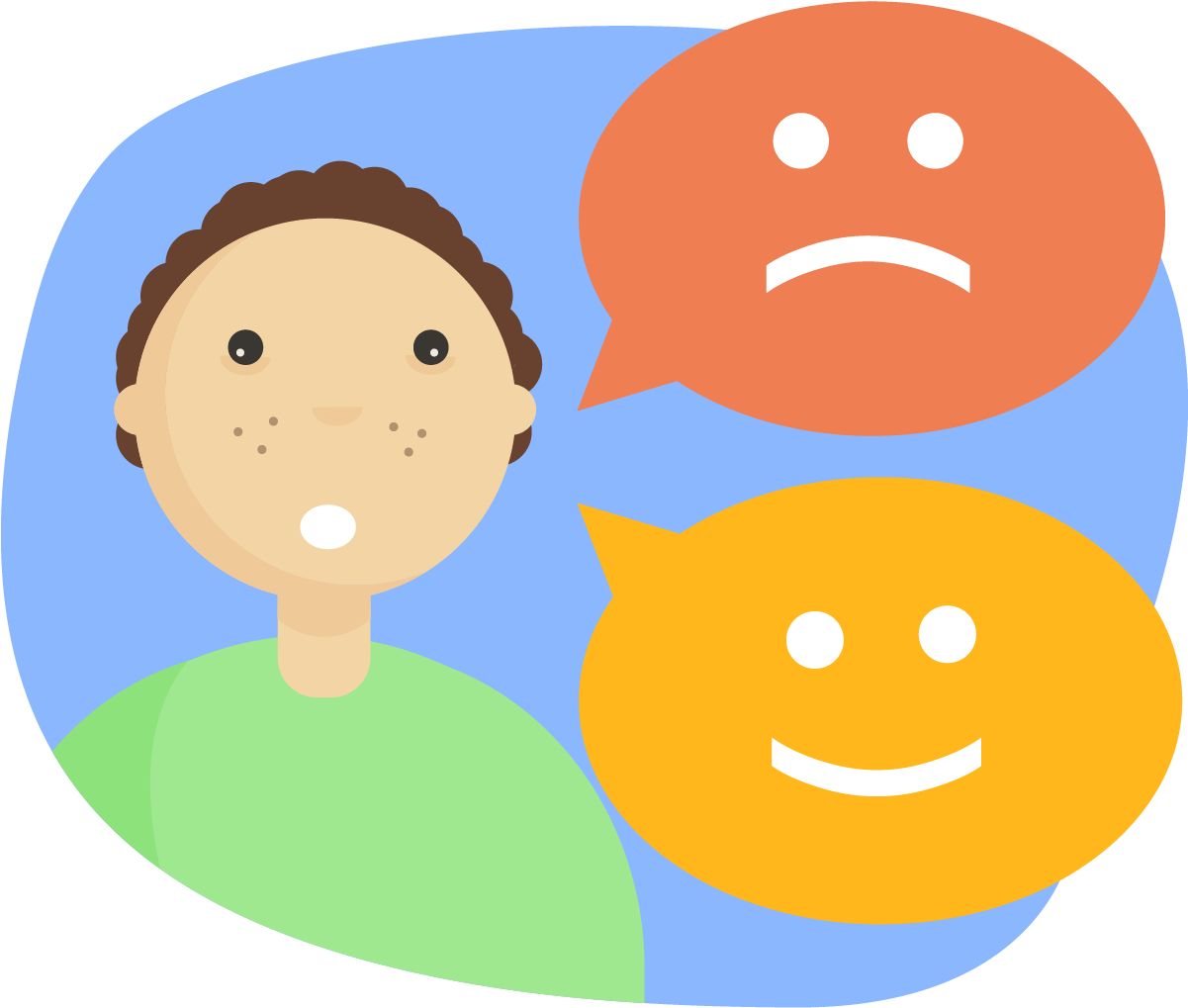 Child Expressing Happiness And Sadness - Child Expressing Happiness And Sadness (1200x1050)