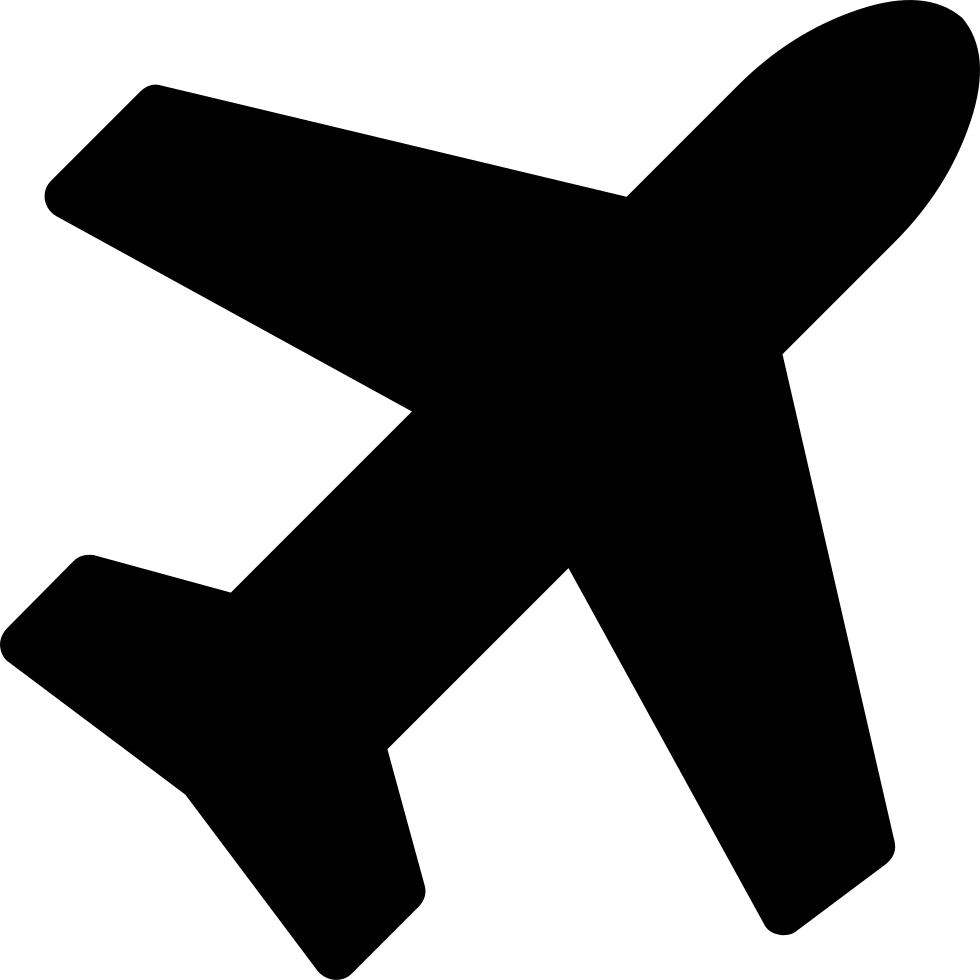 Plane Svg - Plane Icon Vector Png (980x980)