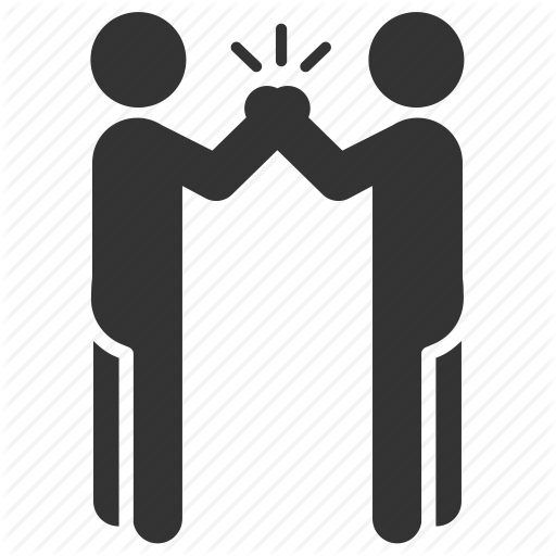 Banner Library Stock By Siwat V Cooperate Deal Greet - Respect Icon Png (512x512)