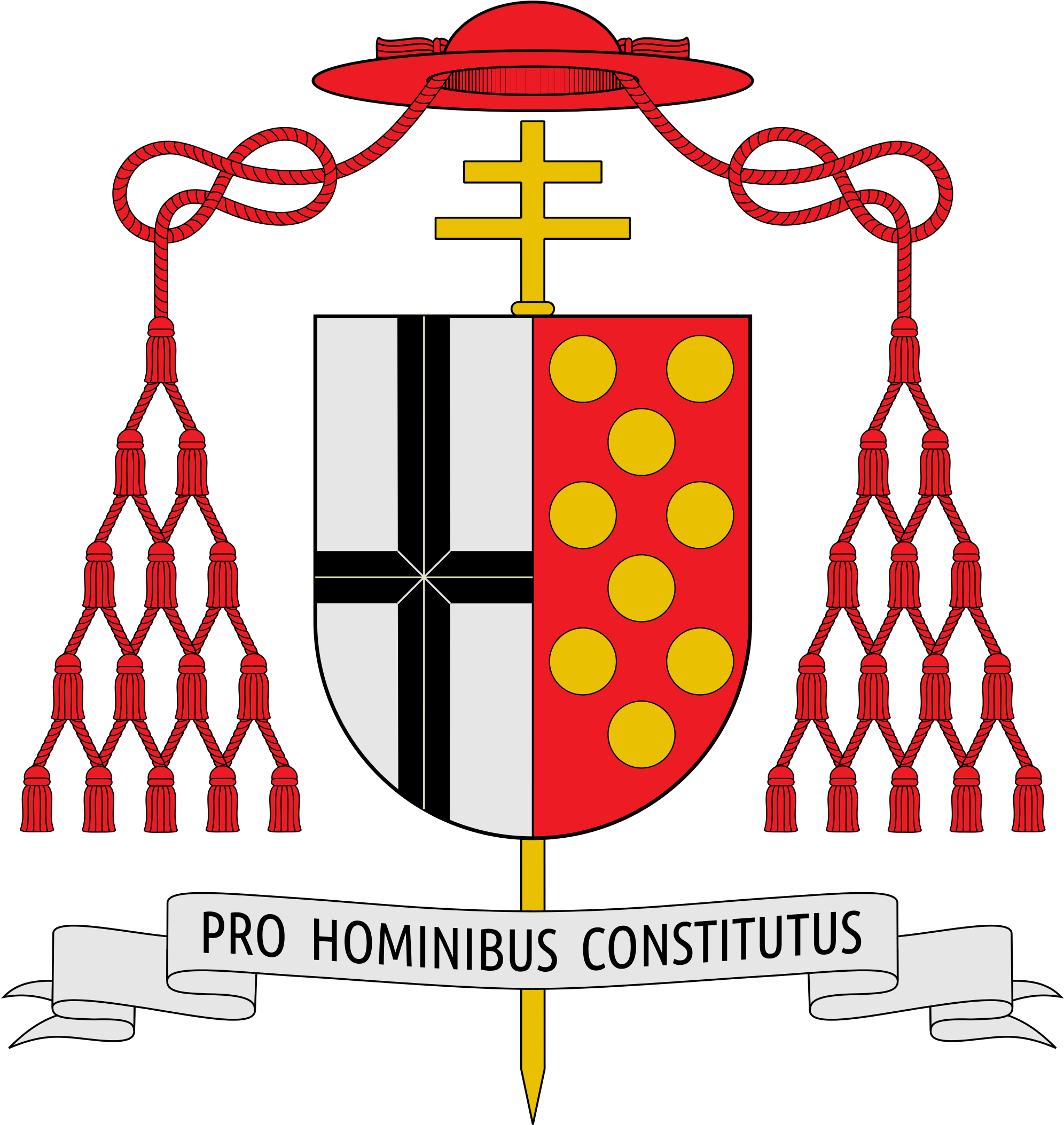 Open - Cardinal Wuerl Coat Of Arms (2000x2122)