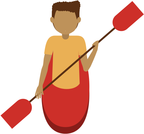 Male Athlete Practising - Figura De Kayak (550x550)