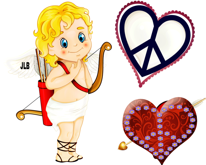 Cupid Jlb Peace Love And Other - Cupid Jlb Peace Love And Other (807x640)