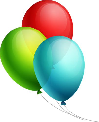 Balloon Box, Congratulations, Fathers Day, Balloons, - Imagenes De Festejo Png (406x500)