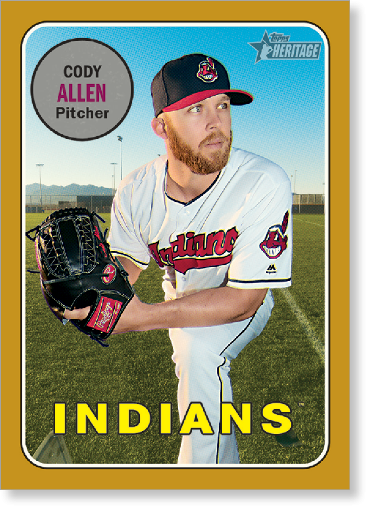 Allen Topps Heritage Baseball - Pitcher (2000x2000)