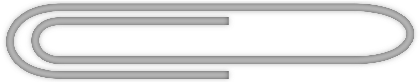 Paper Clip Computer Icons Metal Loose Leaf - Metal (1625x340)