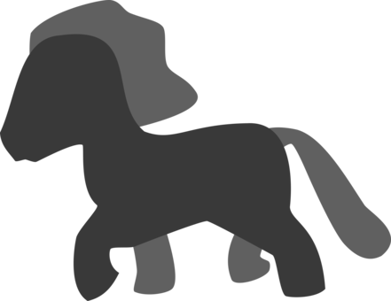 Pony Puppy Dog Breed Horse - Dog (441x340)