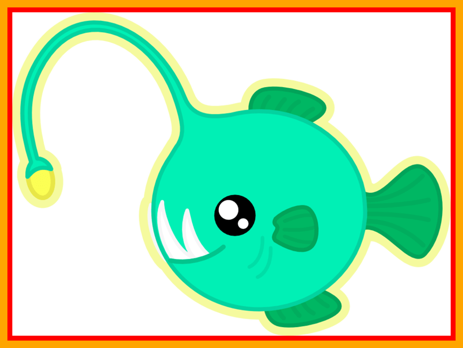 Graphic Library Stock Anglerfish Drawing Angler Fish - Angler Fish Drawing Easy (908x683)