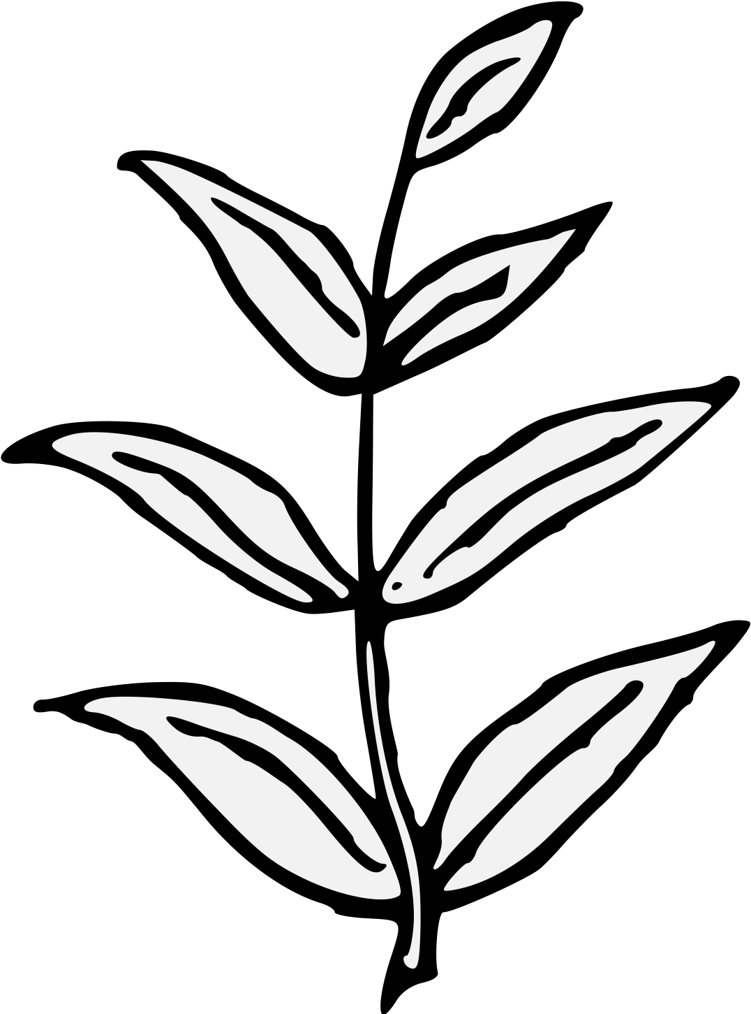 Graphic Freeuse Branch Svg Traceable - Graphic Freeuse Branch Svg Traceable (1098x1465)