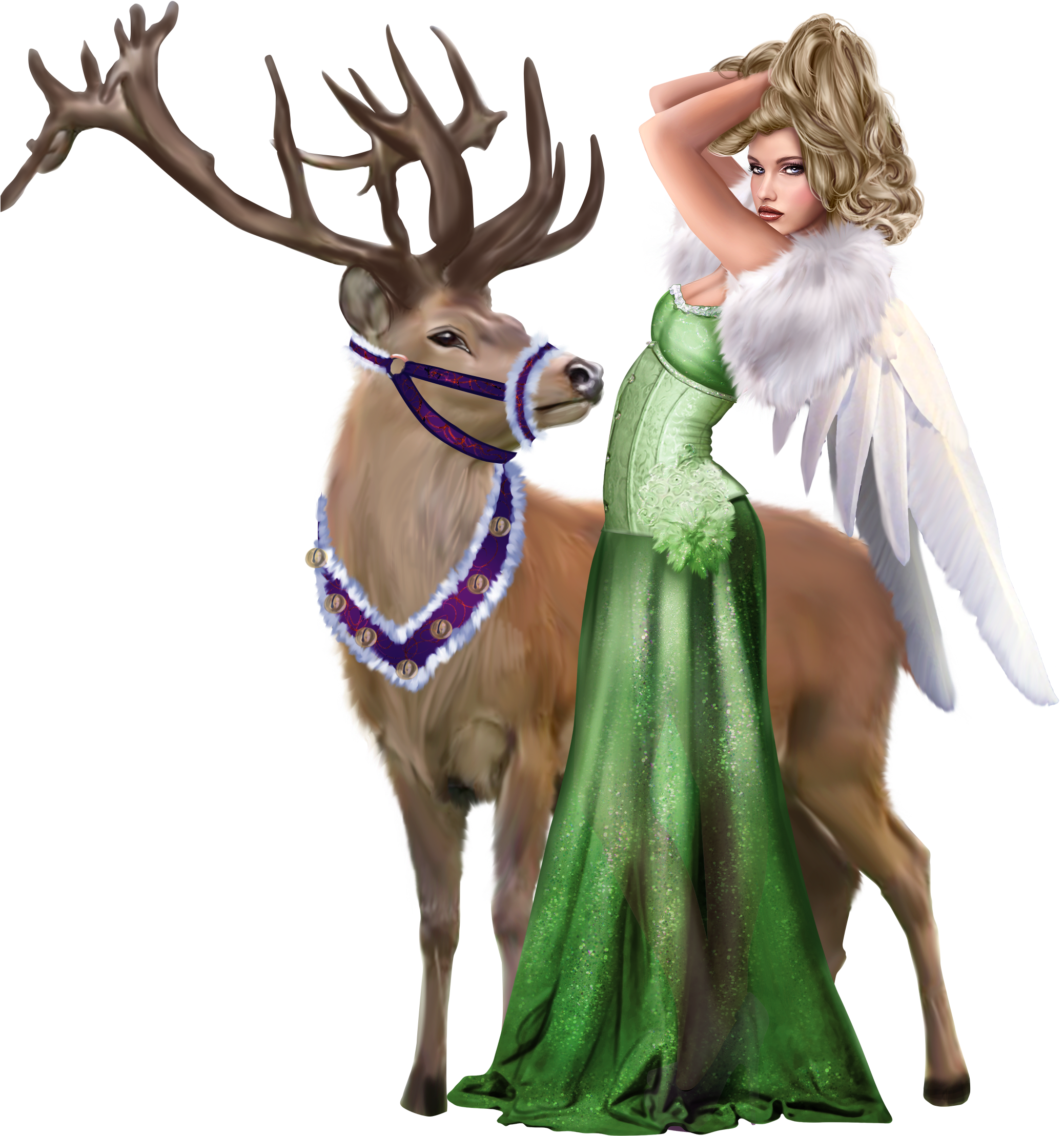 Tube, Clip Art, Illustrations - Elk (2100x2262)